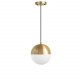 JUNIT Drop Pendant, Brass