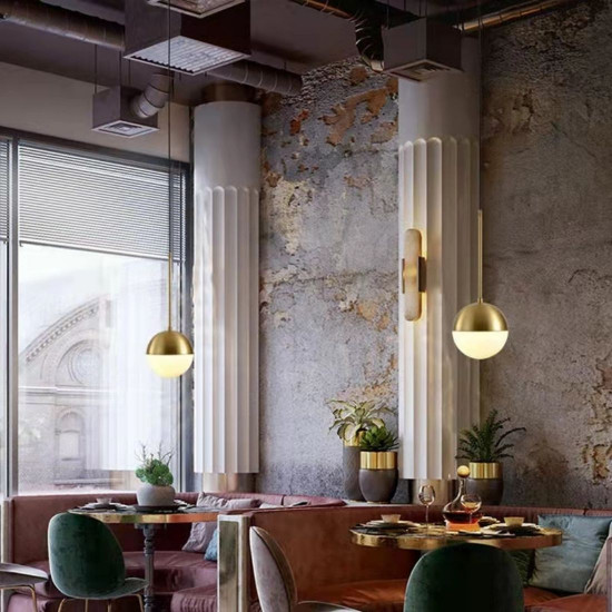 JUNIT Drop Pendant, Brass JUNIT Drop Pendant, Brass