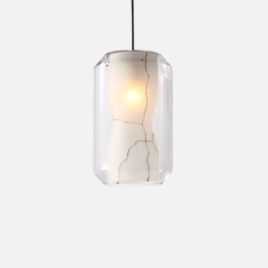 [SALE] Artificial Marble Glass Pendant L [Stock x2]