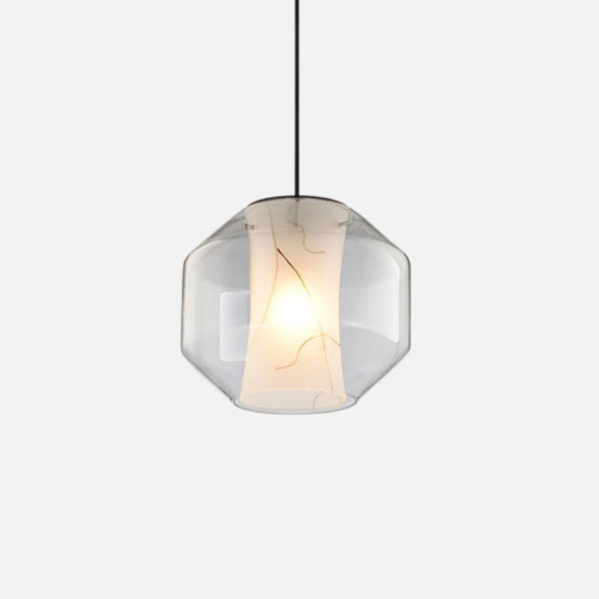 Artificial Marble Glass Pendant S