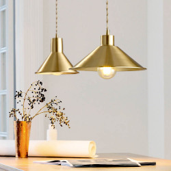 COMLY Brass Pendant B