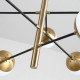 Glass Bubble LED Ceiling Light V.2 (S), Brass