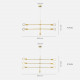 Tree Branch Molecule Pendant (M) [In-stock]