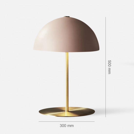 Table lamp Bonnet metal Pink [Display]