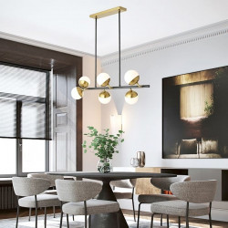 Hayes Linear Chandelier, 6 bulbs [SALE]
