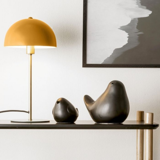 Table lamp Bonnet metal curry yellow Table lamp Bonnet metal curry yellow