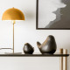 Table lamp Bonnet metal curry yellow Table lamp Bonnet metal curry yellow