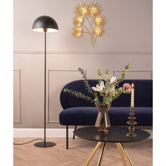 Floor lamp Bonnet metal smokey grey Floor lamp Bonnet metal smokey grey