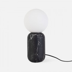 Table Lamp Gala iron black marble 