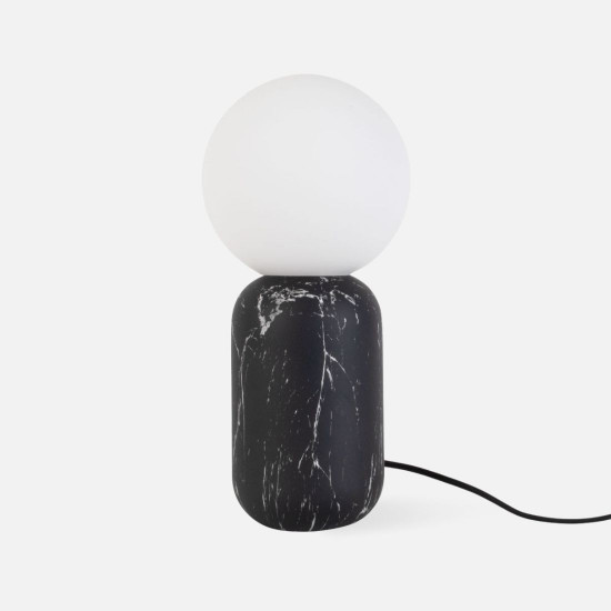 Table Lamp Gala iron black marble 