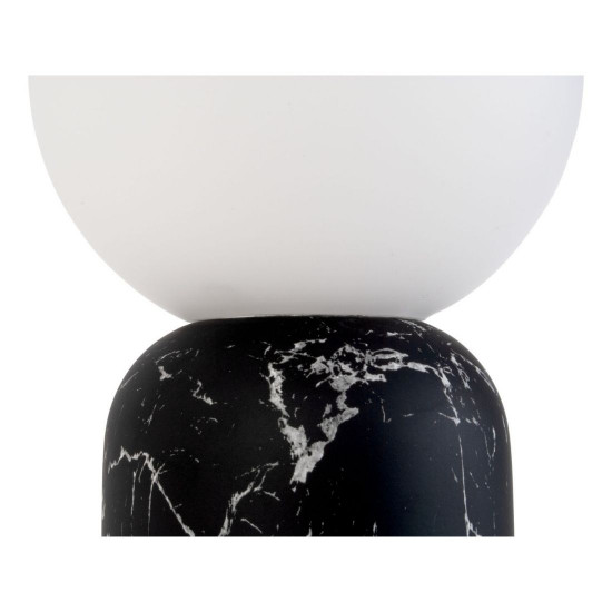 Table Lamp Gala iron black marble 