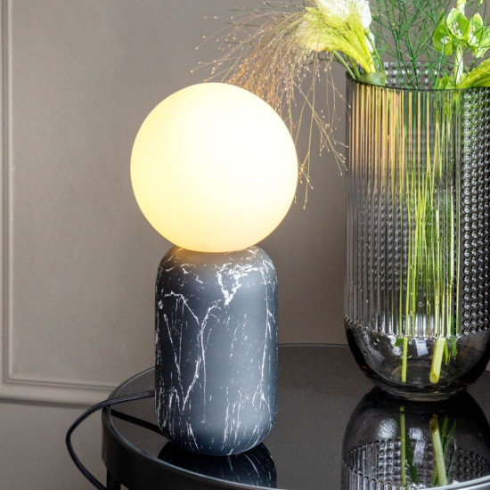 Table Lamp Gala iron black marble Table Lamp Gala iron black marble