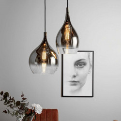 Pendant lamp Drup chrome shadow [Last one] 