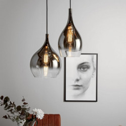 Pendant lamp Drup Large chrome shadow [Stock x2]