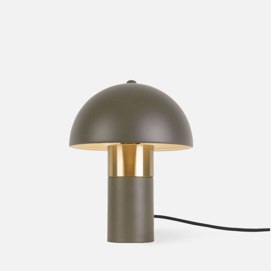 Table Lamp Seta metal taupe