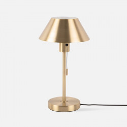 Table Lamp Office Retro Plated, Gold