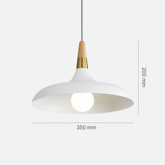UFO Pendant, White