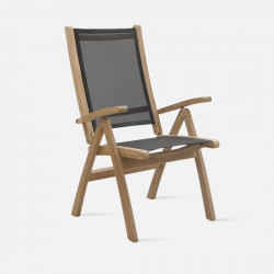 Adjustable dining armchair 5 position Macao