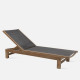 Sunlounger with wheels Macao Sunlounger with wheels Macao