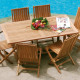 Savana extendable outdoor dining table 