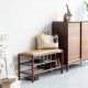 DANDY Bench with Shoe Shelf L60, Walnut DANDY Bench with Shoe Shelf L60, Walnut