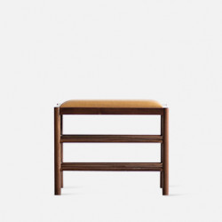 DANDY Bench with Shoe Shelf L60, Walnut