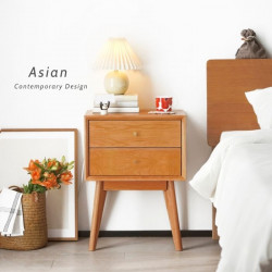 NOR Bed Side Table, Cherrywood