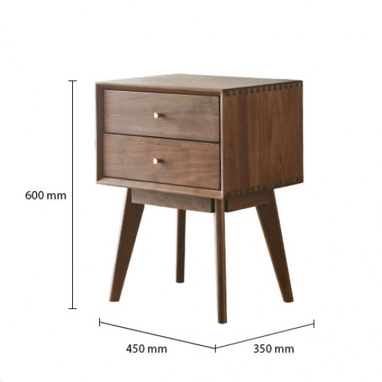 [SALE] DANDY Bed Side Table, Natural Walnut