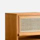 [SALE] RATTAN Bedside Table, Cherrywood