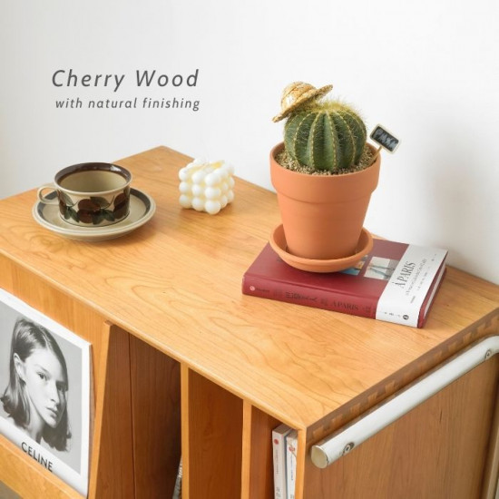 NADINE Bedside Table, Cherrywood