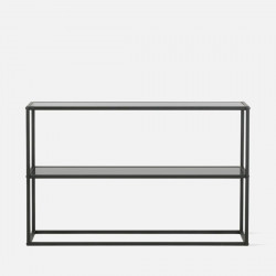 SIMP Two Layers Metal Shelf W60-1200, Matt Black