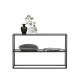 SIMP Two Layers Metal Shelf W60-1200, Matt Black SIMP Two Layers Metal Shelf W60-1200, Matt Black