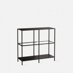 SIMP Four-Grid Metal Shelf W80xW120, Black