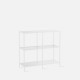 SIMP Four-Grid Metal Shelf W80-120, White