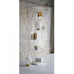 SIMP Metal Grid Shelf W50 White [Display x3]
