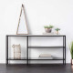 SIMP Grid Shelf with Natural Sintered Stone Top SIMP Grid Shelf with Natural Sintered Stone Top