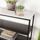 SIMP Grid Shelf with Natural Sintered Stone Top SIMP Grid Shelf with Natural Sintered Stone Top