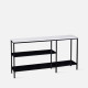 SIMP Grid Shelf with Natural Sintered Stone Top SIMP Grid Shelf with Natural Sintered Stone Top