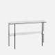 Two layer Sintered Stone Metal Shelf [SALE]