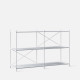 SIMP Cross Metal Grid Shelf W120 White