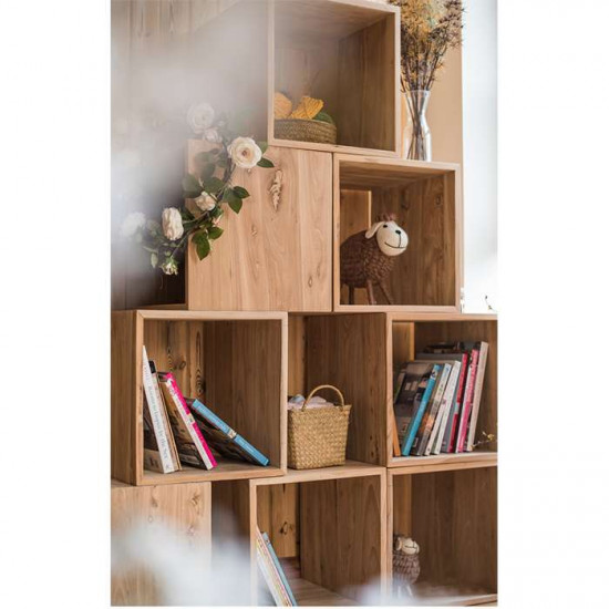 Oak Shelf Unit H40 Oak Shelf Unit H40