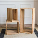 Oak Shelf Unit H40 Oak Shelf Unit H40