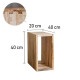 Oak Shelf Unit, H20 Oak Shelf Unit, H20