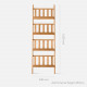 NADINE Book Rack, Cherry Wood NADINE Book Rack, Cherry Wood