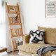 NADINE Book Rack, Cherry Wood NADINE Book Rack, Cherry Wood