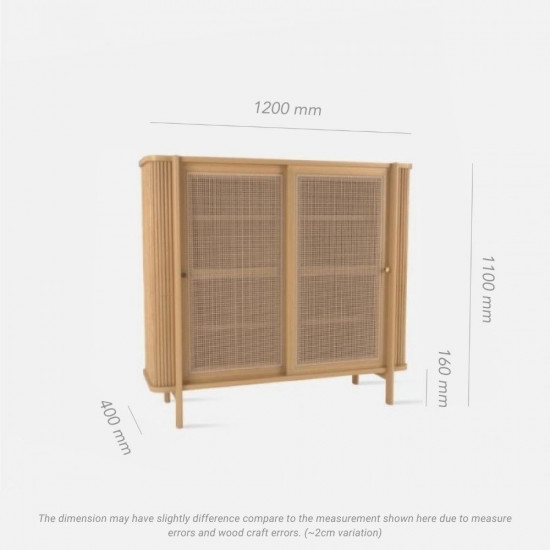 SEN RATTAN Sideboard L120 [DISPLAY]