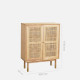 SEN RATTAN Shoe Cabinet V.2, WB, L90 SEN RATTAN Shoe Cabinet V.2, WB, L90