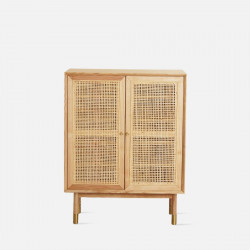 SEN RATTAN Shoe Cabinet V.2, Ash, L90 [2 left]