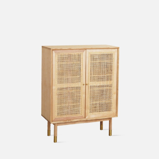 SEN RATTAN Shoe Cabinet V.2, Ash, L90