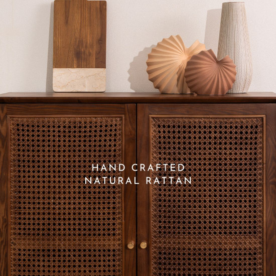 SEN RATTAN Shoe Cabinet V.2, Ash, L90 [2 left]